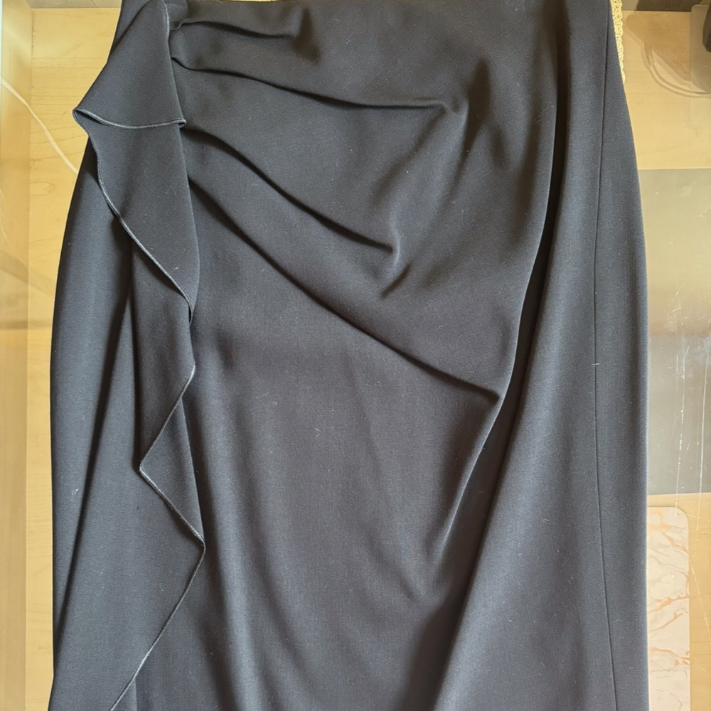 Escada Virgin Wool Pencil Skirt Size 34